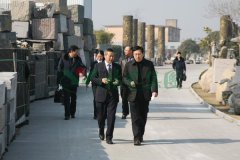 区领导考察团莅临沐鸣集团检查指导工作