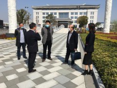 湖州市民政局副局长沈建军来沐鸣调研生态葬